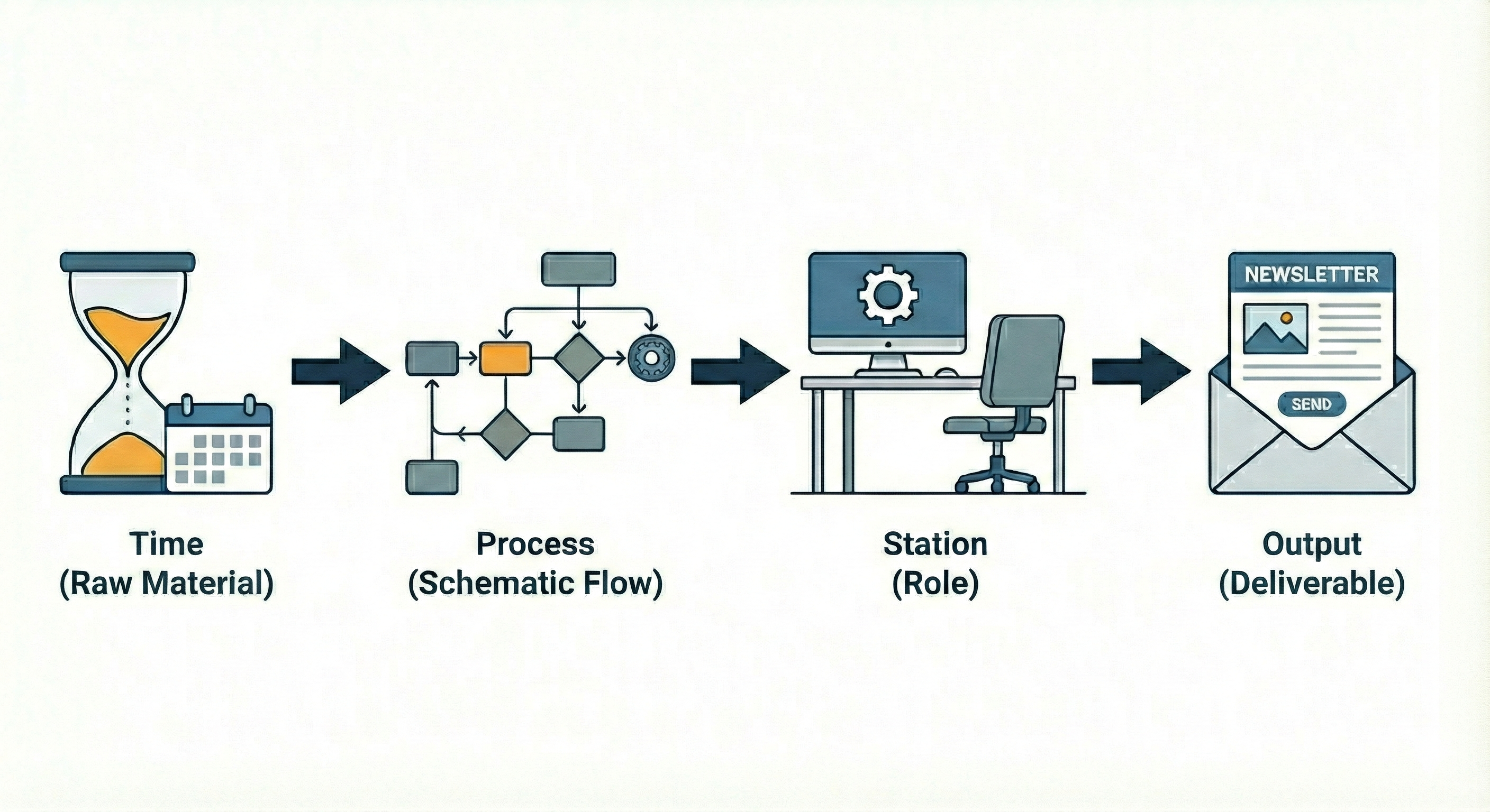 Agency as a factory